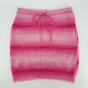 Paloma Wool Ombré High Waist Drawstring Mini Skirt